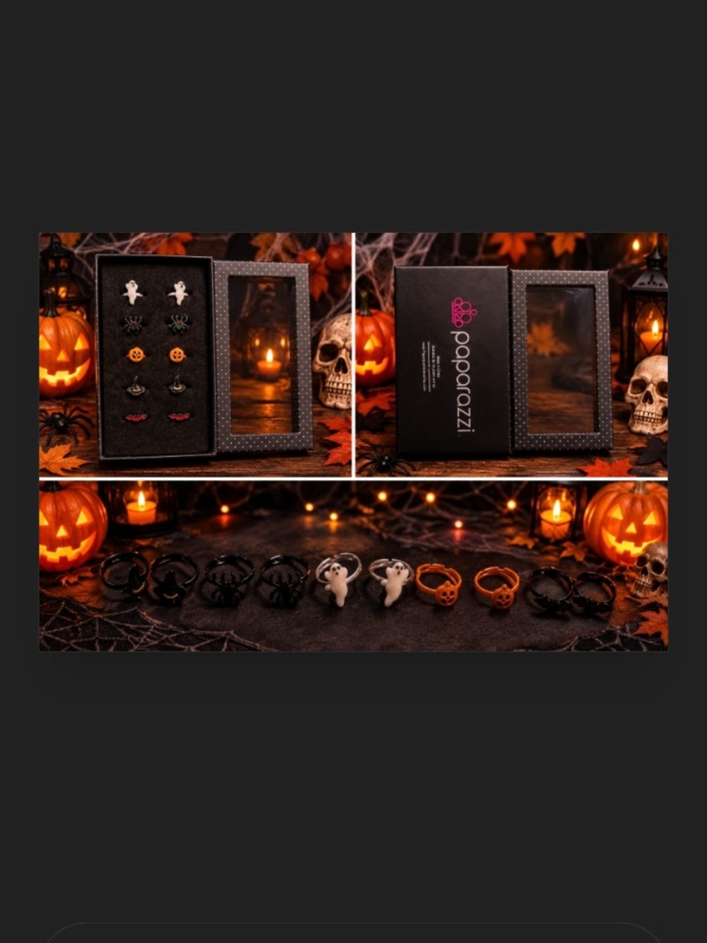 10 PC. Adjustable Rings For Holloween